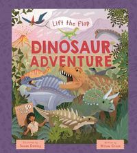 Cover image for Lift-The-Flap Dinosaur Adventure