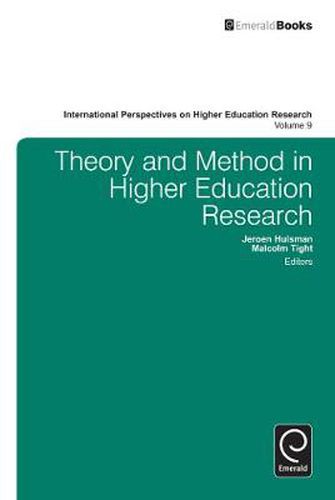 Cover image for Theory and Method in Higher Education Research