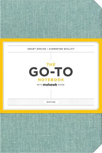 Cover image for Go To Notebook With Mohawk Paper Sage Blue Dotted