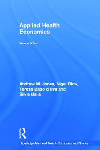 Cover image for Applied Health Economics