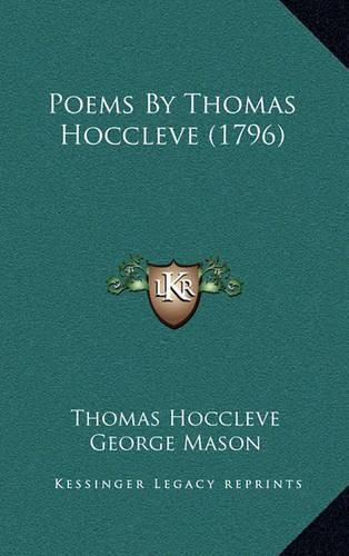 Poems by Thomas Hoccleve (1796)