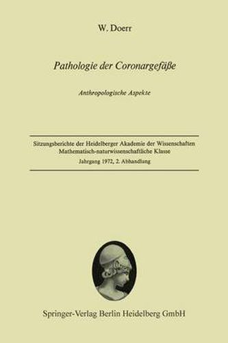 Cover image for Pathologie Der Coronargefasse: Anthropologische Aspekte