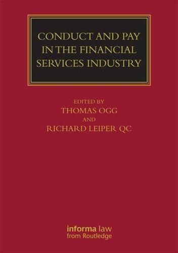 Cover image for Conduct and Pay in the Financial Services Industry: The regulation of individuals