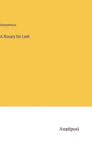 Cover image for A Rosary for Lent