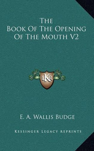 The Book of the Opening of the Mouth V2