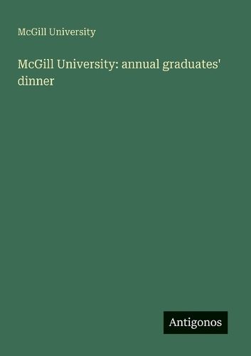 Cover image for McGill University