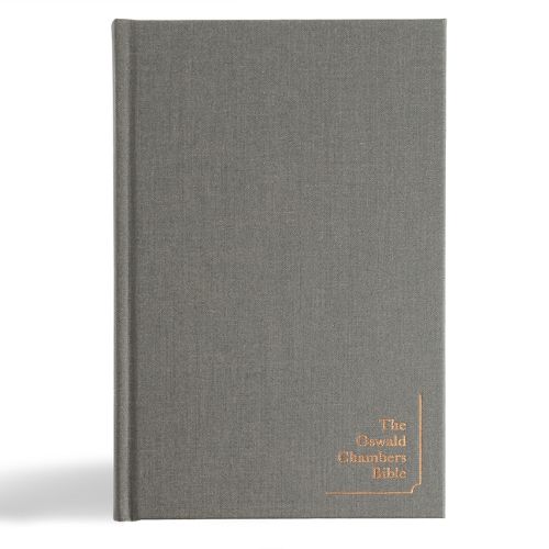 Cover image for CSB Oswald Chambers Bible, Cloth Over Board