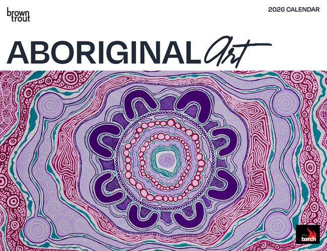 Cover image for Aboriginal Art 2026 Horizontal Wall Calendar