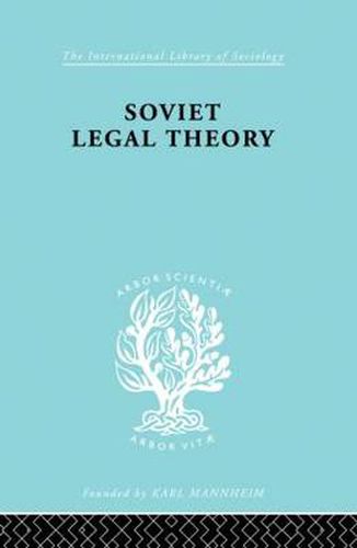 Cover image for Soviet Legal Theory    Ils 273