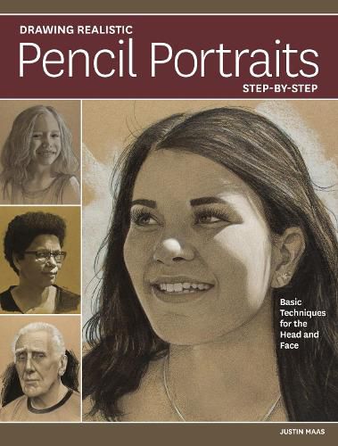 Cover image for Drawing Realistic Pencil Portraits Step by Step: Basic Techniques for the Head and Face