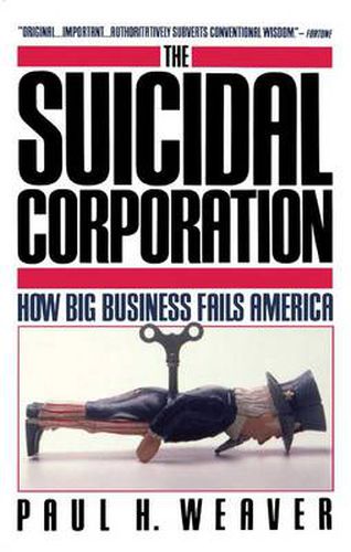 Cover image for Suicidal Corporation