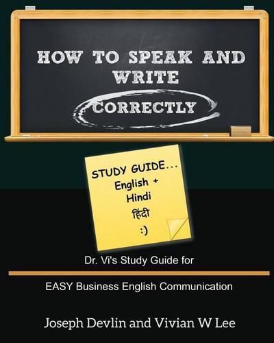 How to Speak and Write Correctly: Study Guide (English + Hindi)