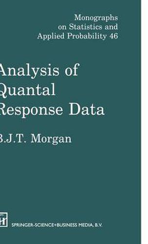 Cover image for Analysis of Quantal Response Data