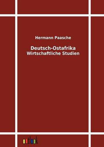 Cover image for Deutsch-Ostafrika