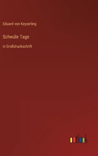 Cover image for Schwuele Tage