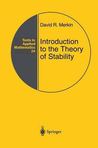 Cover image for Introduction to the Theory of Stability