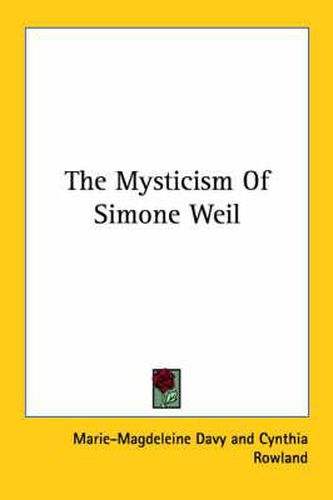 The Mysticism of Simone Weil