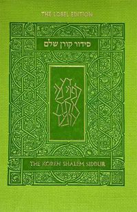 Cover image for Koren Shalem Siddur with Tabs, Compact, Green