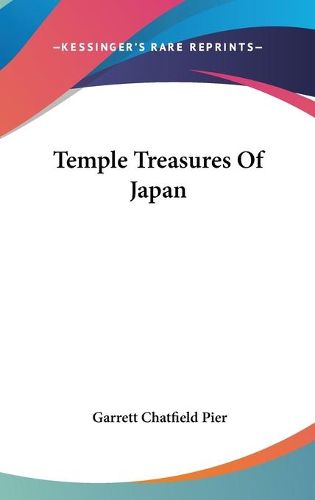 Cover image for Temple Treasures of Japan