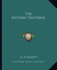 Cover image for The Esoteric Doctrine