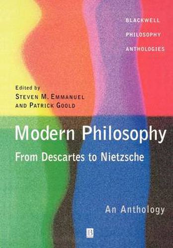 Cover image for Modern Philosophy: From Descartes to Nietzsche - An Anthology