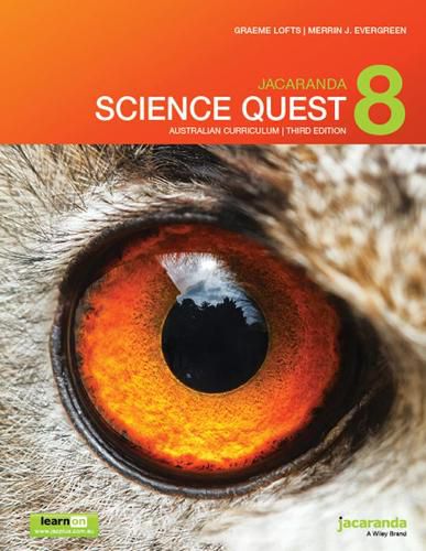 Jacaranda Science Quest 8 3e Australian curriculum learnON & print