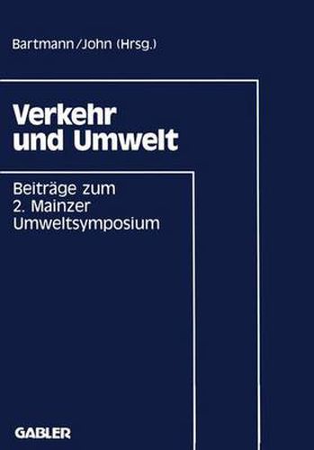 Cover image for Verkehr und Umwelt