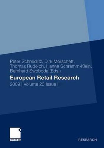 Cover image for European Retail Research: 2009 | Volume 23  Issue II