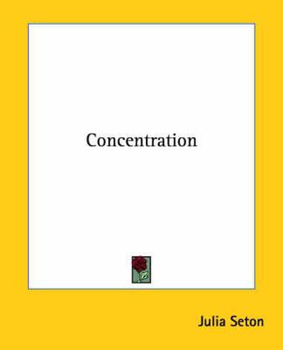 Cover image for Concentration