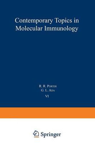 Cover image for Contemporary Topics in Molecular Immunology