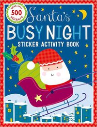 Cover image for Sticker Activity Books Santa's Busy Night Bind Up