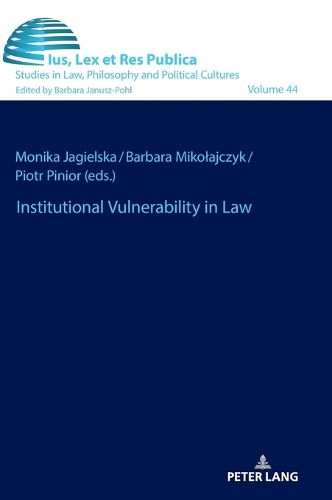 Cover image for Institutional Vulnerability in Law