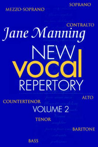 Cover image for New Vocal Repertory