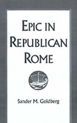 Cover image for Epic in Republican Rome