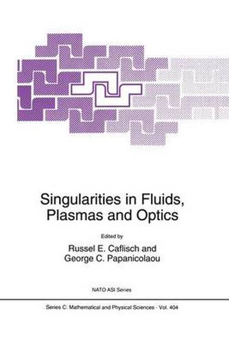 Cover image for Singularities in Fluids, Plasmas and Optics