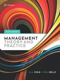 Cover image for Management Theory and Practice