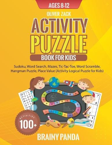 Cover image for Activity Puzzle Book For Kids Ages 8-12