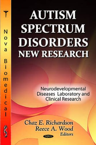 Cover image for Autism Spectrum Disorders: New Research