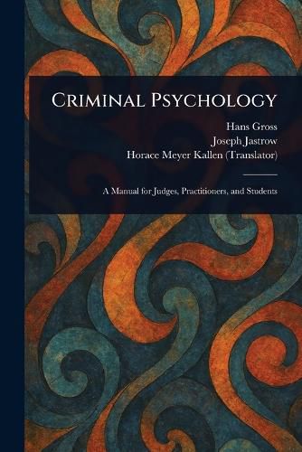 Cover image for Criminal Psychology