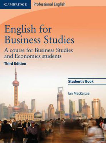 Cover image for English for Business Studies Student's Book: A Course for Business Studies and Economics Students