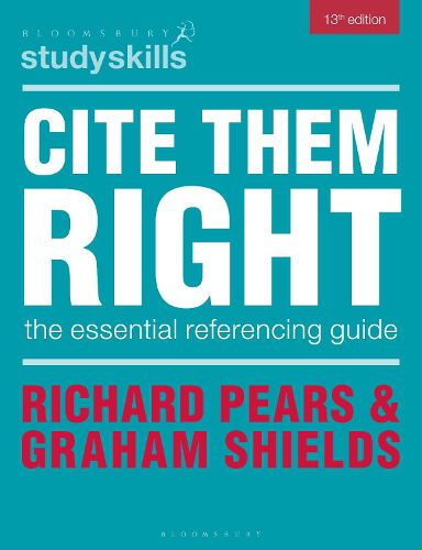 Cover image for Cite Them Right