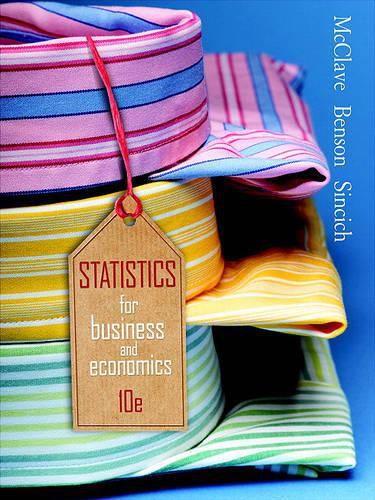 Cover image for Statistics for Business & Economics Value Pack (Includes Phit Tips: Excel 2002 & Student's Solutions Manual)