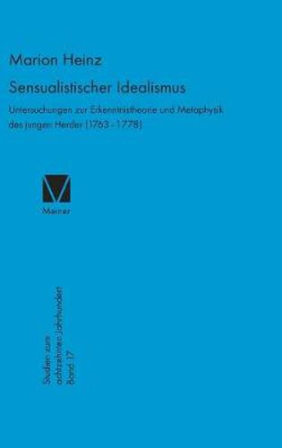 Cover image for Sensualistischer Idealismus