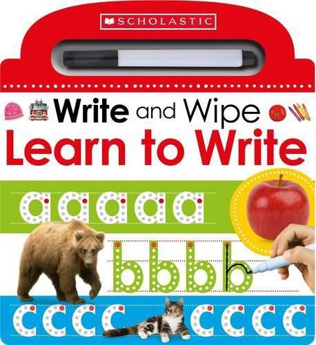 Cover image for Learn to Write: Scholastic Early Learners (Write and Wipe)