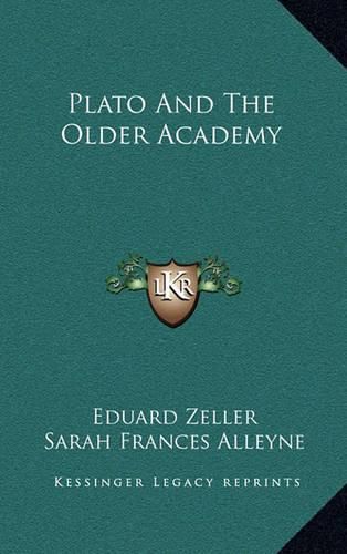 Plato and the Older Academy