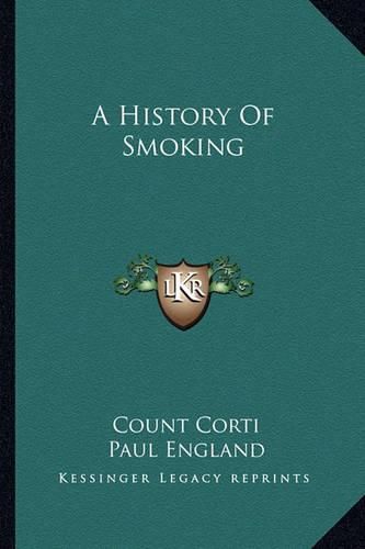 Cover image for A History of Smoking