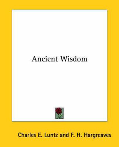 Cover image for Ancient Wisdom