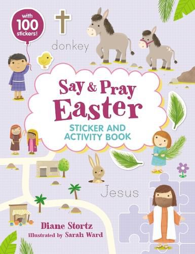 Cover image for Say and Pray Bible Easter Sticker and Activity Book