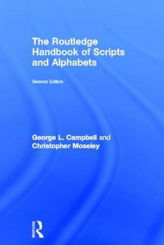 Cover image for The Routledge Handbook of Scripts and Alphabets