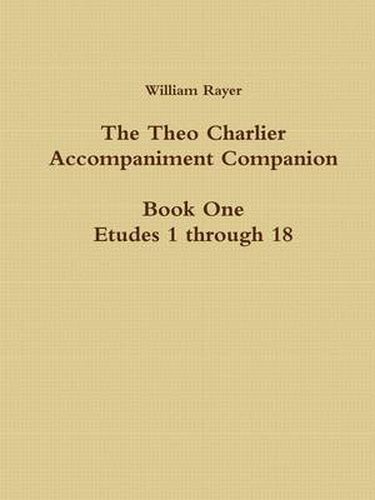Cover image for The Theo Charlier Accompaniment Companion No. 1